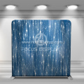 blue night tension fabric backdrop wall